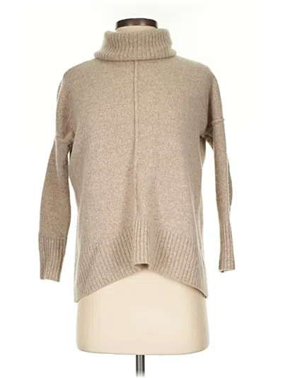 Pre-owned Aqua Cashmere Pullover Sweater In Tan