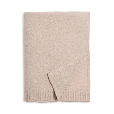 Aqua Cashmere Throw Blanket - Exclusive In Wheat
