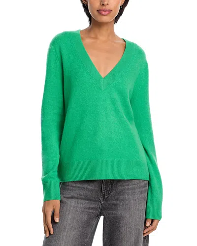 Aqua Cashmere V Neck Sweater - Exclusive
