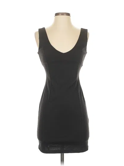 Pre-owned Aqua Casual Dress In Black