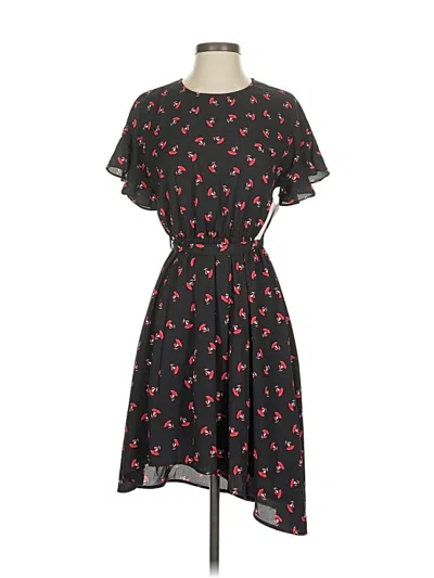 Aqua Casual Dress In Black