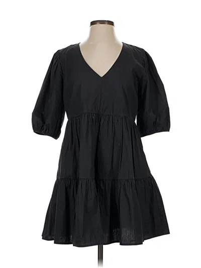 Pre-owned Aqua Casual Dress In Black