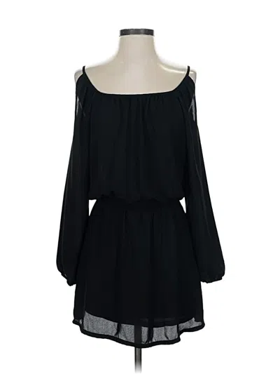Pre-owned Aqua Casual Dress In Black