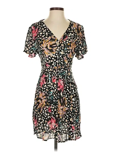 Pre-owned Aqua Casual Dress In Black