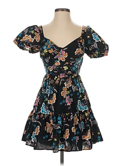 Pre-owned Aqua Casual Dress In Black