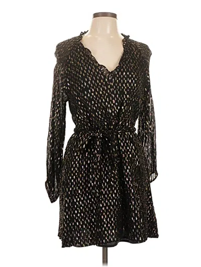 Pre-owned Aqua Casual Dress In Black