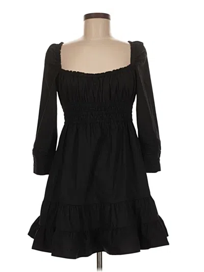 Pre-owned Aqua Casual Dress In Black