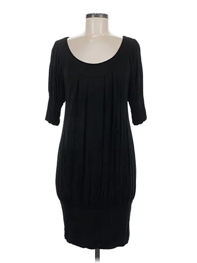 Pre-owned Aqua Casual Dress In Black