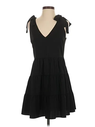 Pre-owned Aqua Casual Dress In Black
