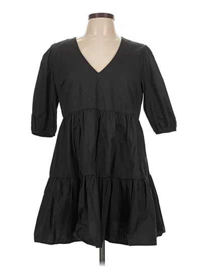 Pre-owned Aqua Casual Dress In Black