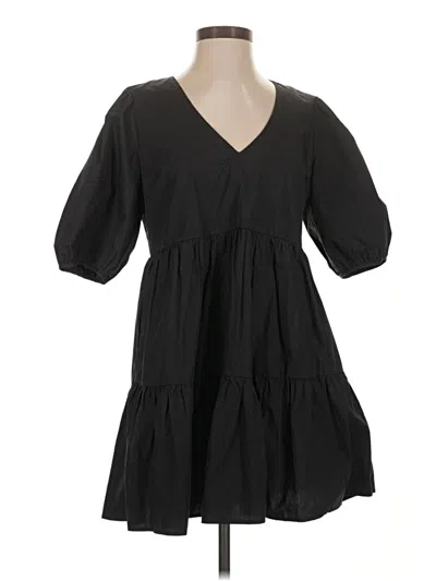 Pre-owned Aqua Casual Dress In Black