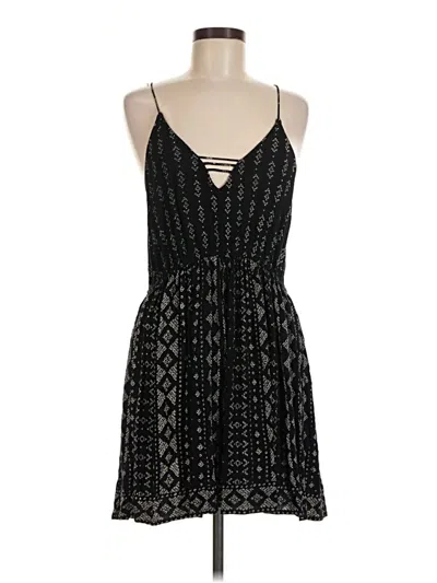 Pre-owned Aqua Casual Dress In Black