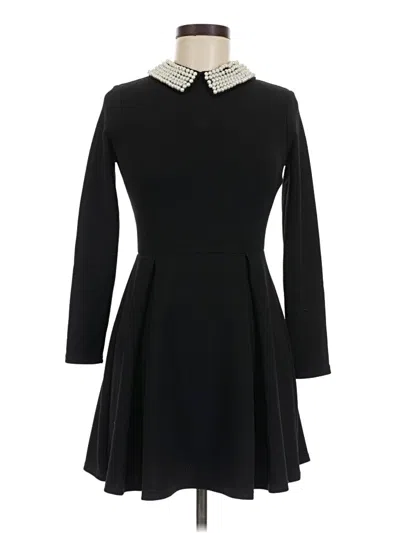 Pre-owned Aqua Casual Dress In Black
