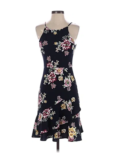 Pre-owned Aqua Casual Dress In Black