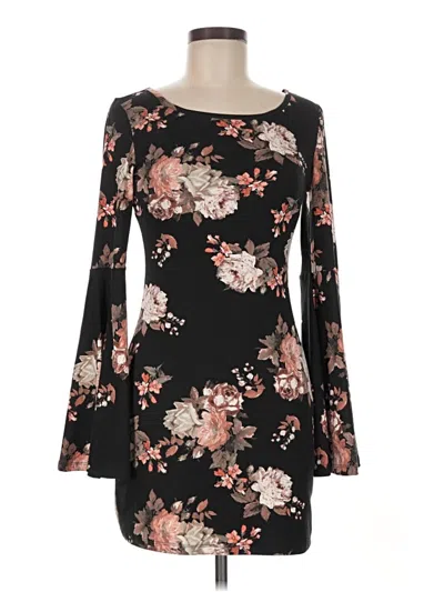 Pre-owned Aqua Casual Dress In Black