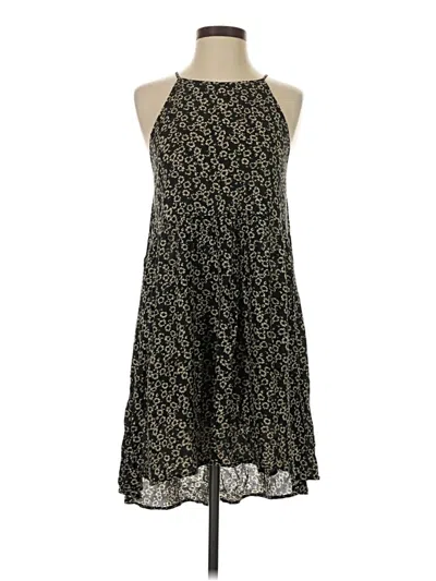 Pre-owned Aqua Casual Dress In Black