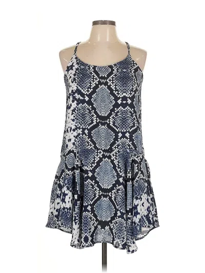 Pre-owned Aqua Casual Dress In Blue