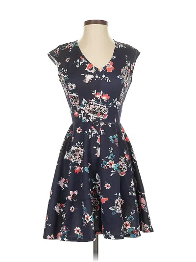 Pre-owned Aqua Casual Dress In Blue