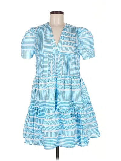 Pre-owned Aqua Casual Dress In Blue