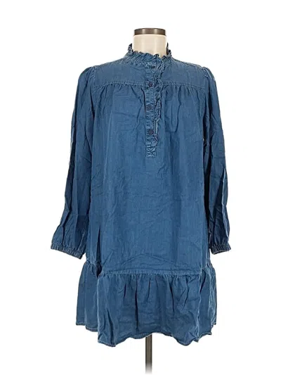 Pre-owned Aqua Casual Dress In Blue