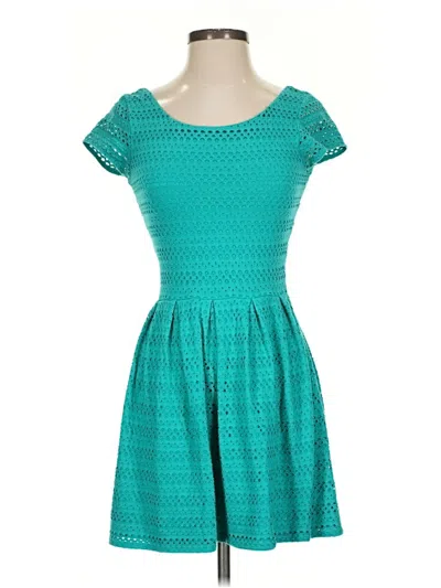 Pre-owned Aqua Casual Dress In Blue