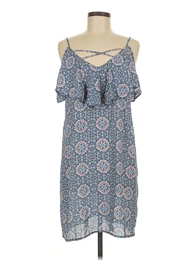 Pre-owned Aqua Casual Dress In Blue