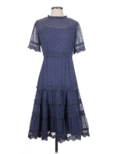 Pre-owned Aqua Casual Dress In Blue