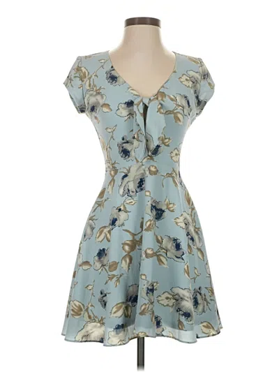 Pre-owned Aqua Casual Dress In Blue
