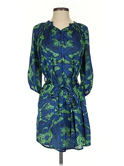 Pre-owned Aqua Casual Dress In Blue