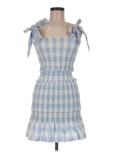 Pre-owned Aqua Casual Dress In Blue