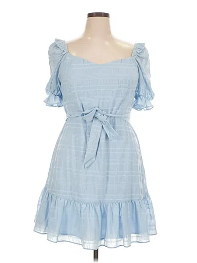 Pre-owned Aqua Casual Dress In Blue