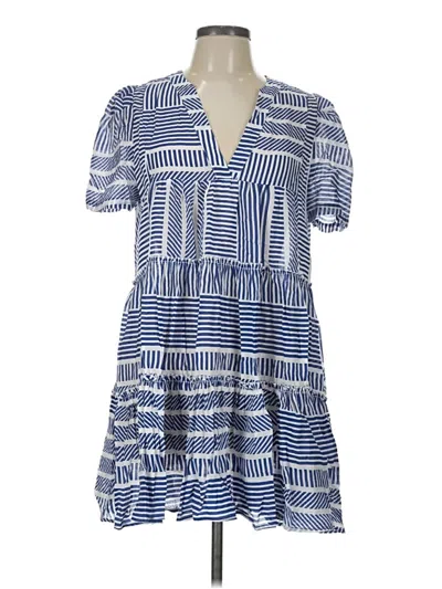 Pre-owned Aqua Casual Dress In Blue