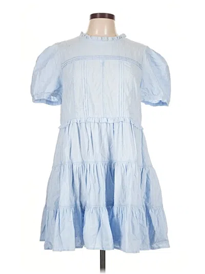 Pre-owned Aqua Casual Dress In Blue