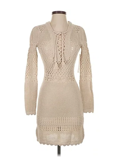 Aqua Casual Dress In Brown