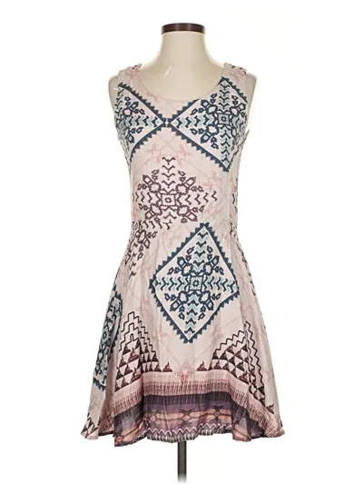 Pre-owned Aqua Casual Dress In Brown