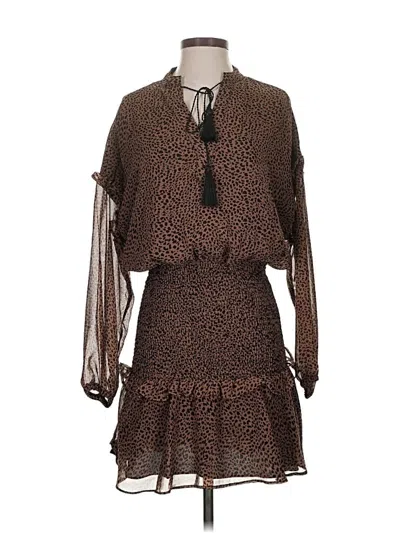 Pre-owned Aqua Casual Dress In Brown