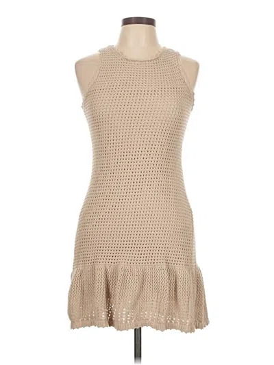 Pre-owned Aqua Casual Dress In Brown