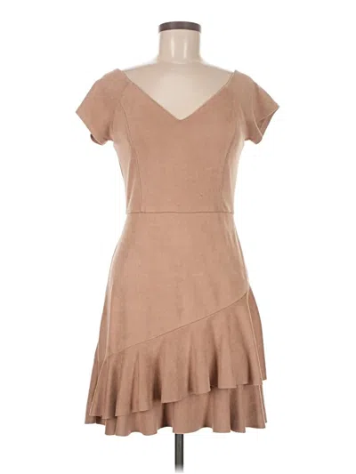 Pre-owned Aqua Casual Dress In Brown