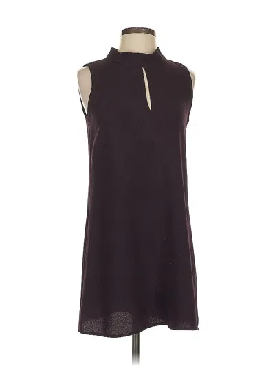Pre-owned Aqua Casual Dress In Burgundy