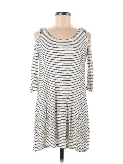 Pre-owned Aqua Casual Dress In Gray