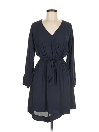 Pre-owned Aqua Casual Dress In Gray