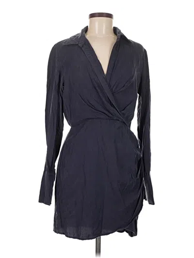 Pre-owned Aqua Casual Dress In Gray