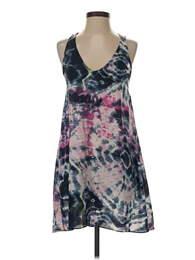 Pre-owned Aqua Casual Dress In Gray