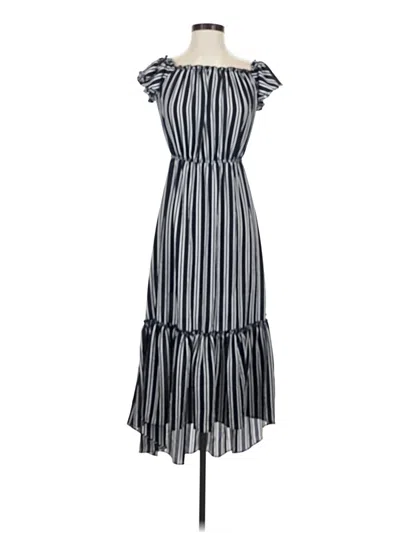 Pre-owned Aqua Casual Dress In Gray