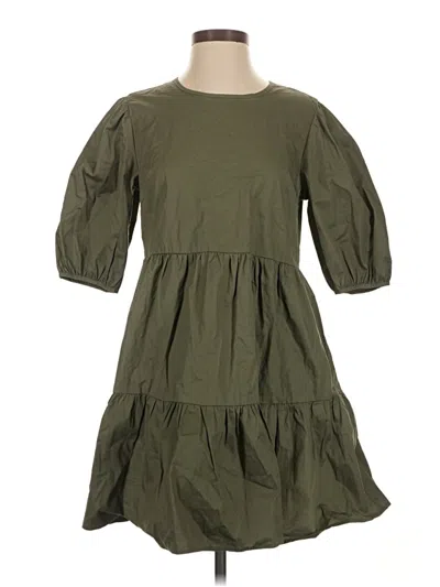 Pre-owned Aqua Casual Dress In Green