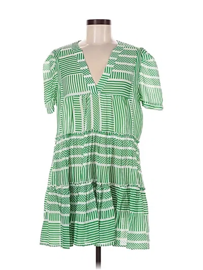 Pre-owned Aqua Casual Dress In Green