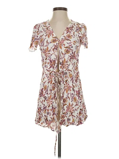 Pre-owned Aqua Casual Dress In Ivory