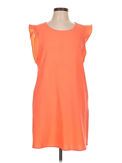 Pre-owned Aqua Casual Dress In Orange