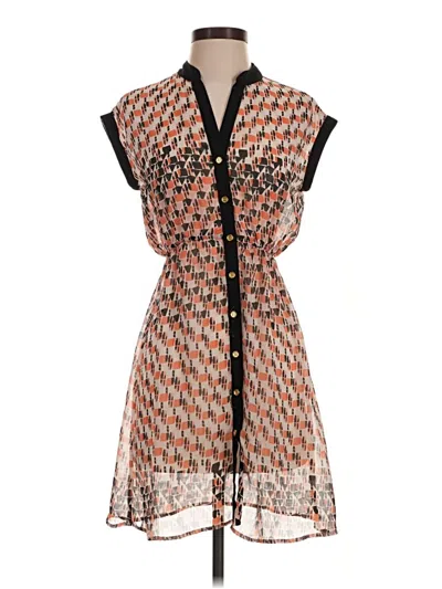 Pre-owned Aqua Casual Dress In Orange