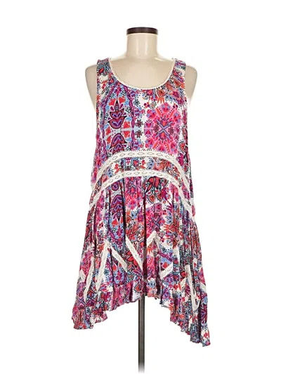 Pre-owned Aqua Casual Dress In Pink